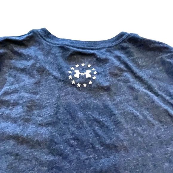 Under Armour Heat Gear Believe in Hero's Navy Blue Tee Medium - Picture 8 of 10